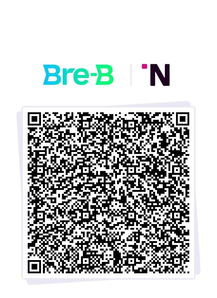 Código QR Bre-B para aportar desde cualquier banco