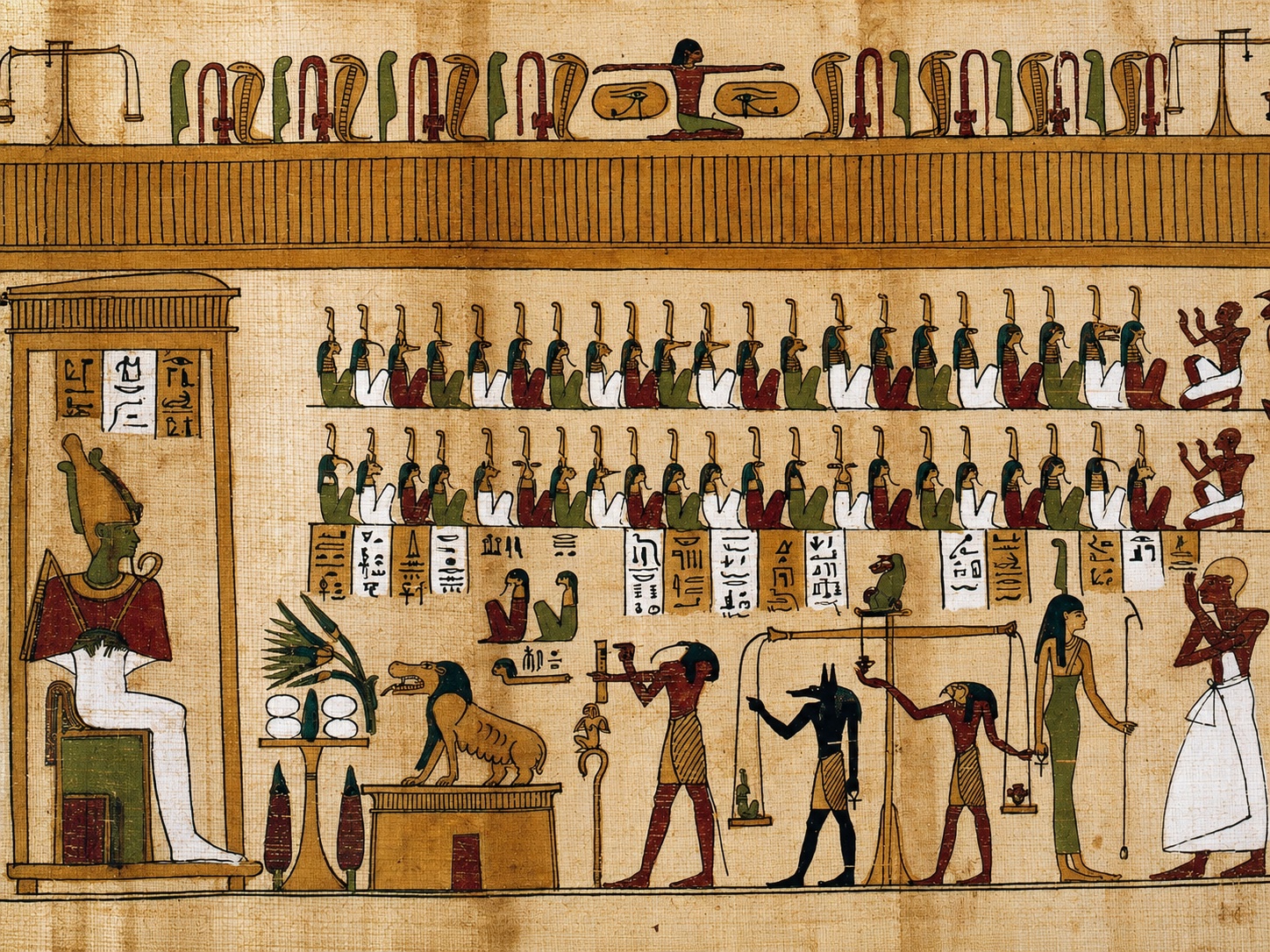 El Pesaje del Corazón en el Templo de Osiris